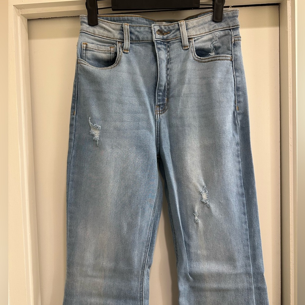 Cello Sky Blue Flare Jeans - Picture 2 of 6